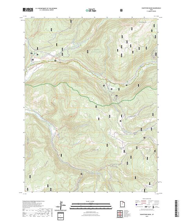 USGS Topographic Map – Soapstone Basin