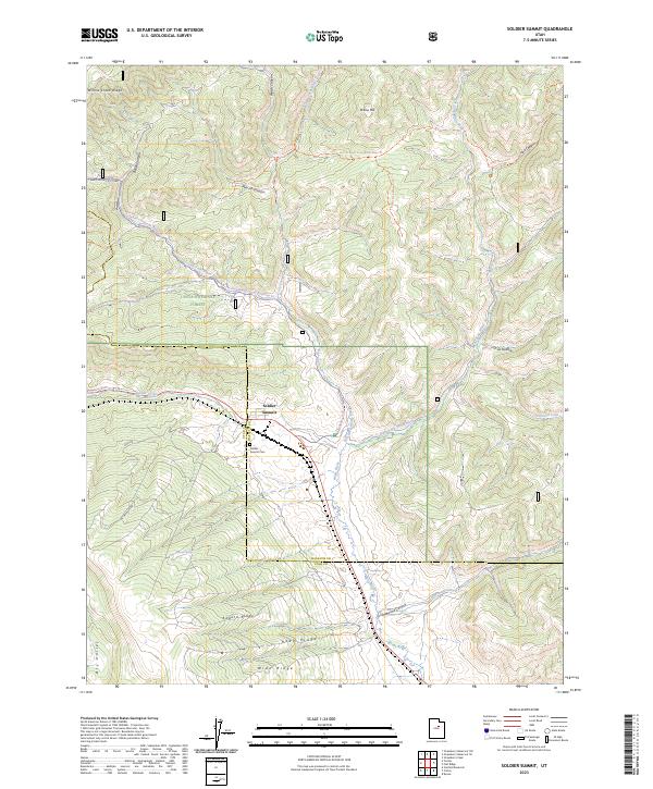 USGS Topographic Map – Soldier Summit