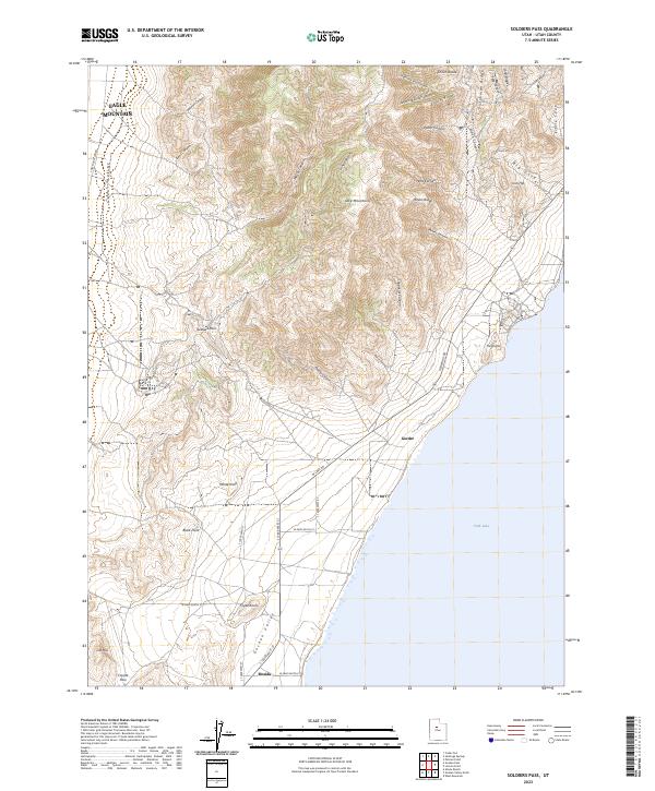 USGS Topographic Map – Soldiers Pass