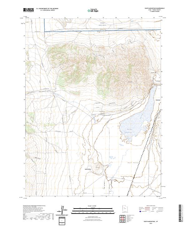 USGS Topographic Map – South Mountain