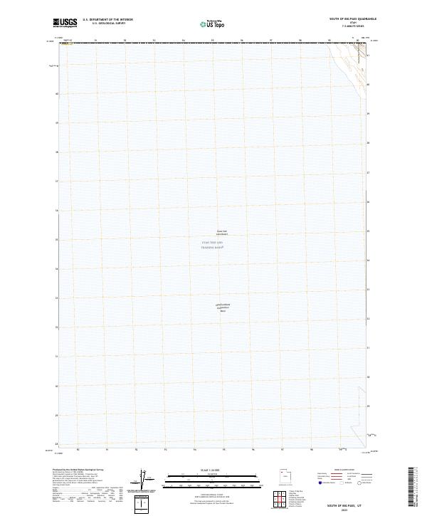 2023 Map of South of Big Pass, 2023 Print