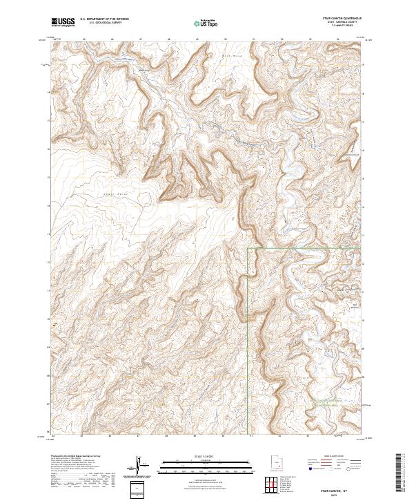 USGS Topographic Map – Stair Canyon