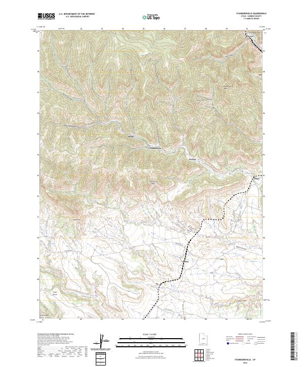 USGS Topographic Map – Standardville