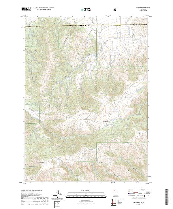 USGS Topographic Map – Standrod