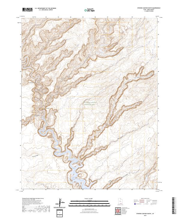 USGS Topographic Map – Stevens Canyon South