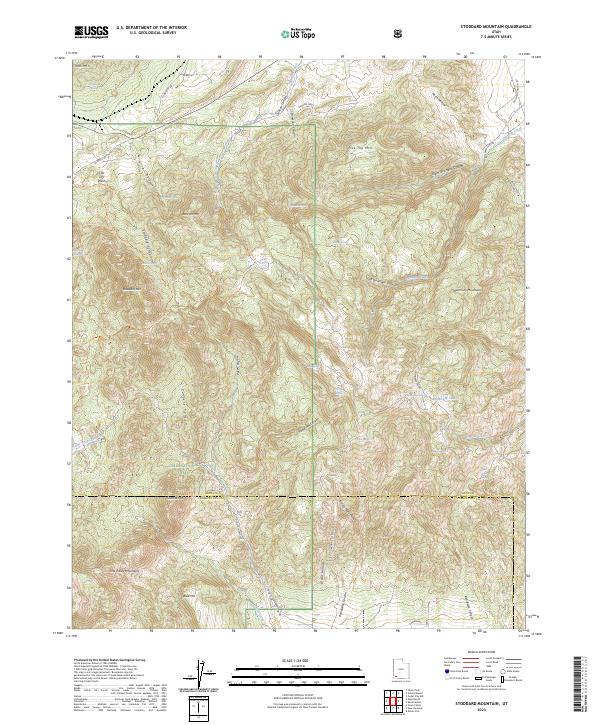 USGS Topographic Map – Stoddard Mountain