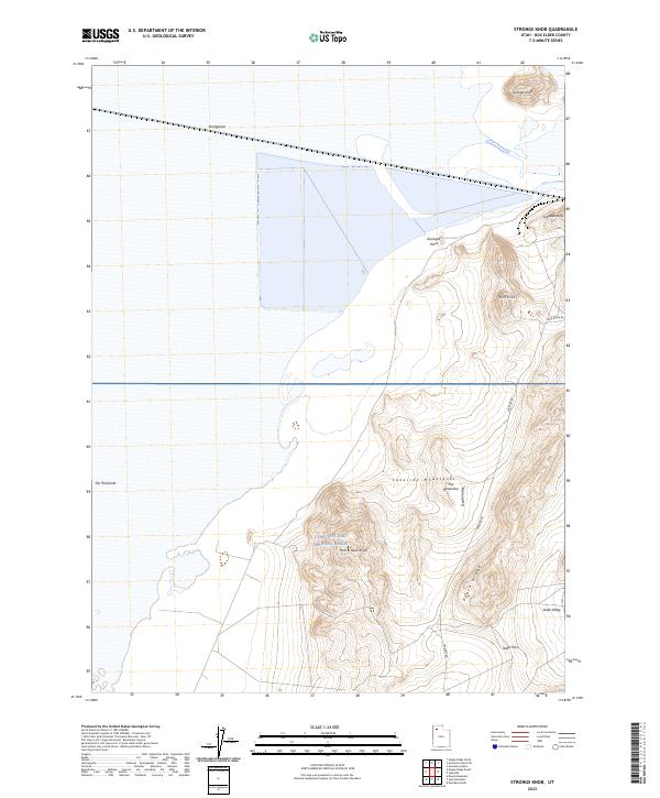 USGS Topographic Map – Strongs Knob