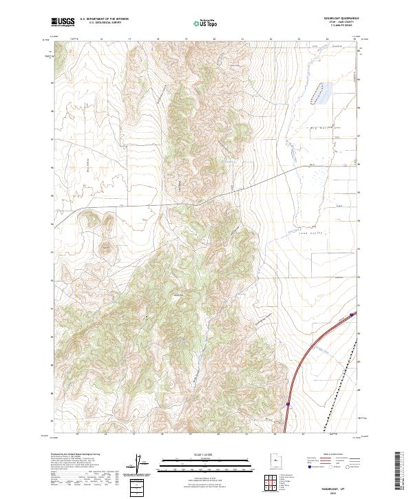 USGS Topographic Map – Sugarloaf