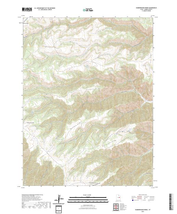USGS Topographic Map – Summerhouse Ridge