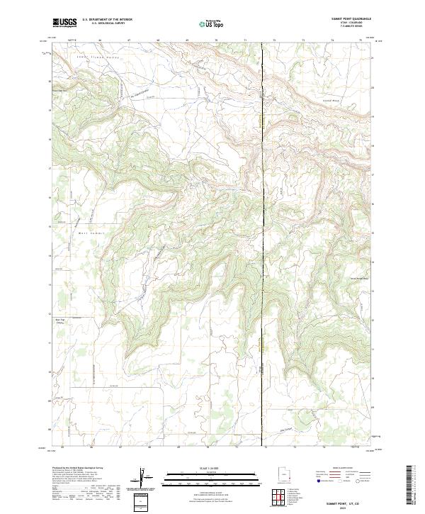 USGS Topographic Map – Summit Point
