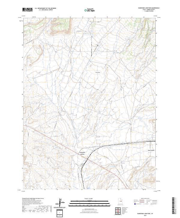 USGS Topographic Map – Sunnyside Junction