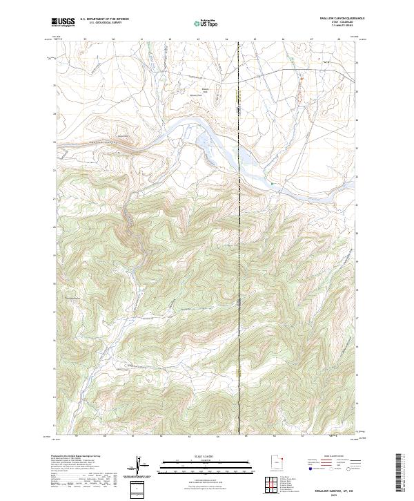 USGS Topographic Map – Swallow Canyon