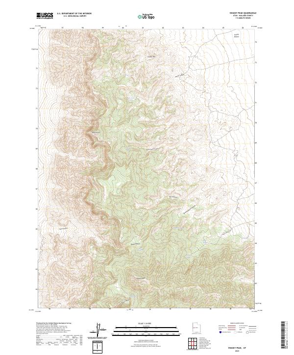 USGS Topographic Map – Swasey Peak