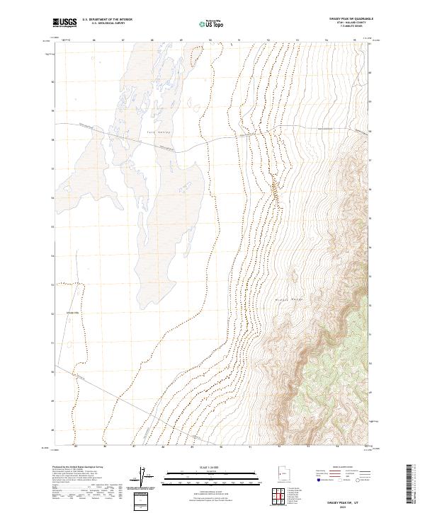 USGS Topographic Map – Swasey Peak SW