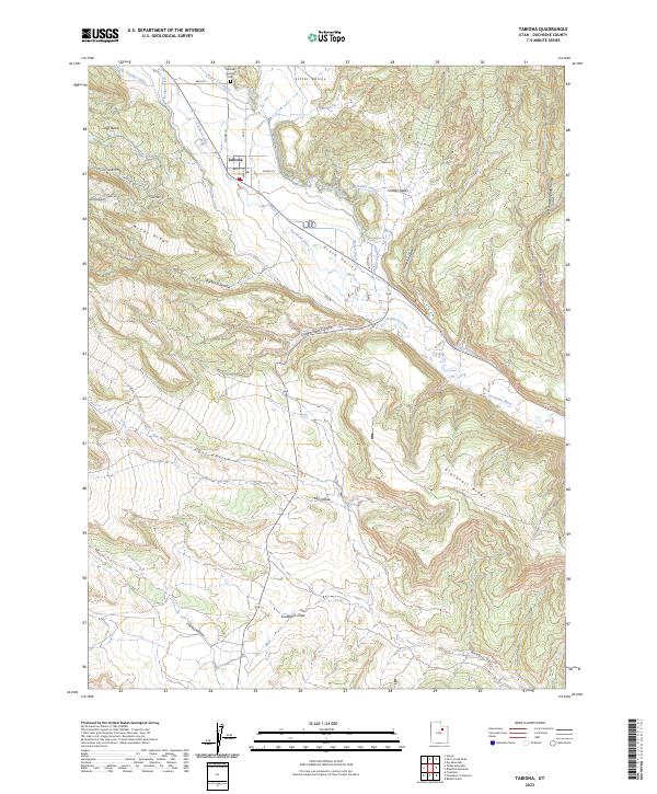 USGS Topographic Map – Tabiona