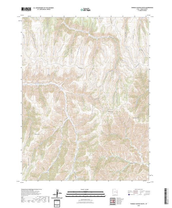 USGS Topographic Map – Tenmile Canyon South