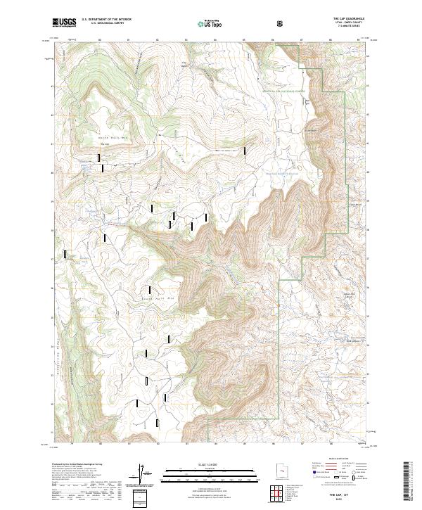 USGS Topographic Map – The Cap