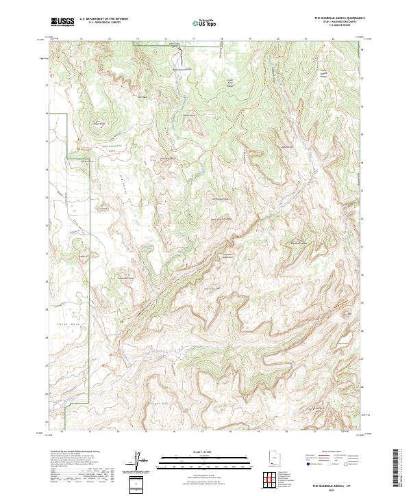 USGS Topographic Map – The Guardian Angels