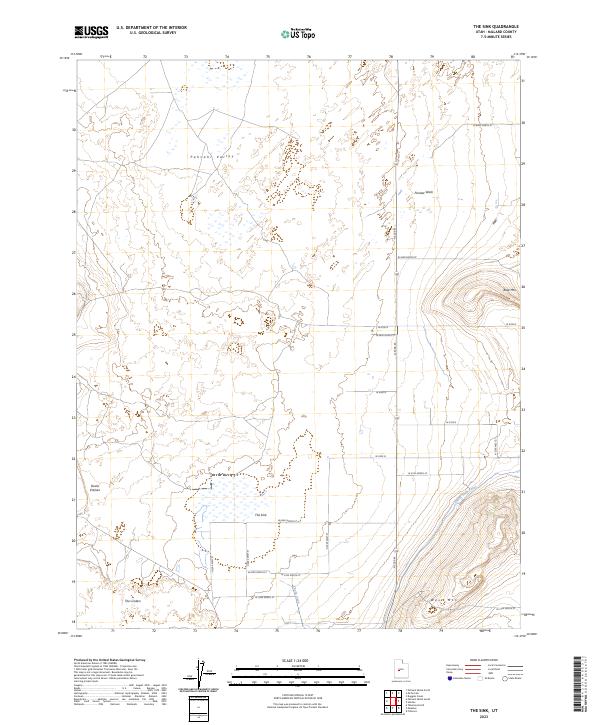 USGS Topographic Map – The Sink
