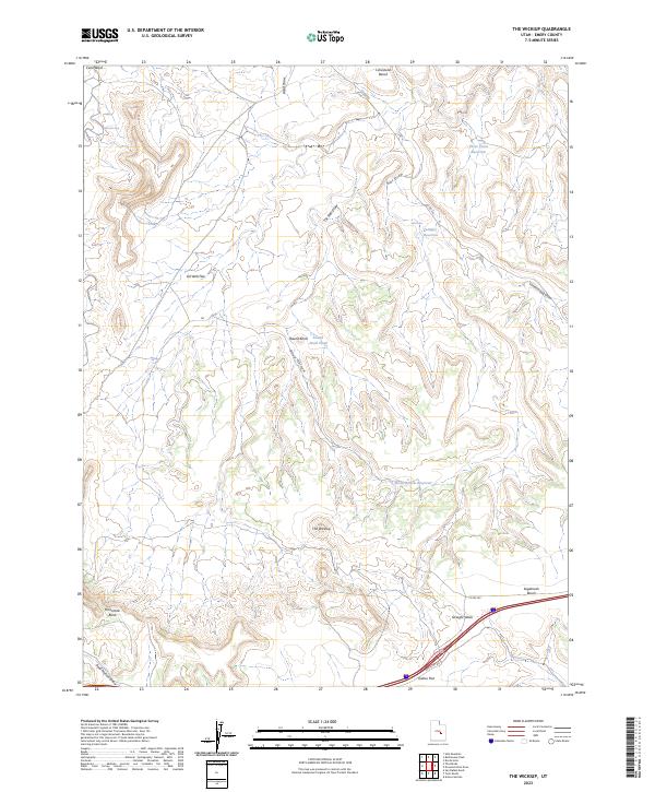 USGS Topographic Map – The Wickiup
