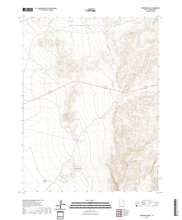 USGS Topographic Map – Thompson Knoll