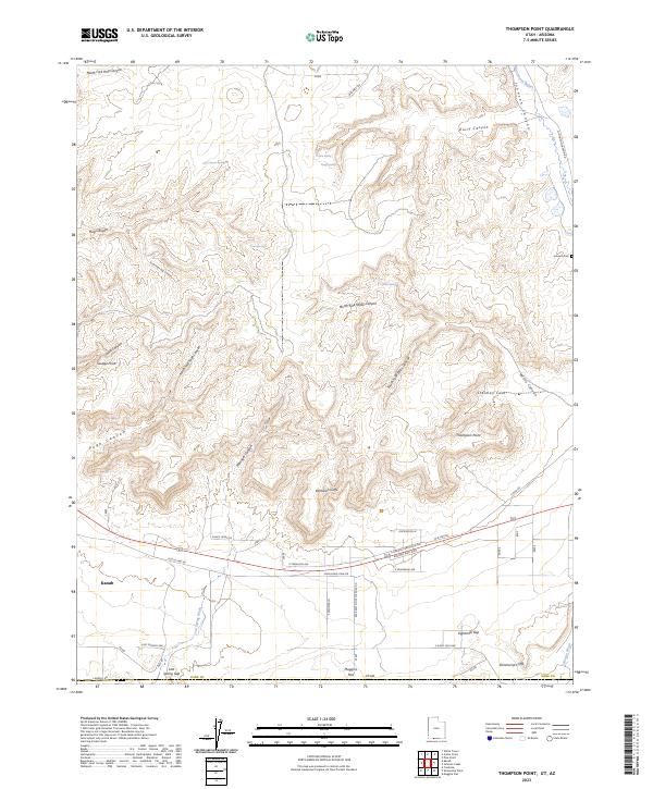 USGS Topographic Map – Thompson Point