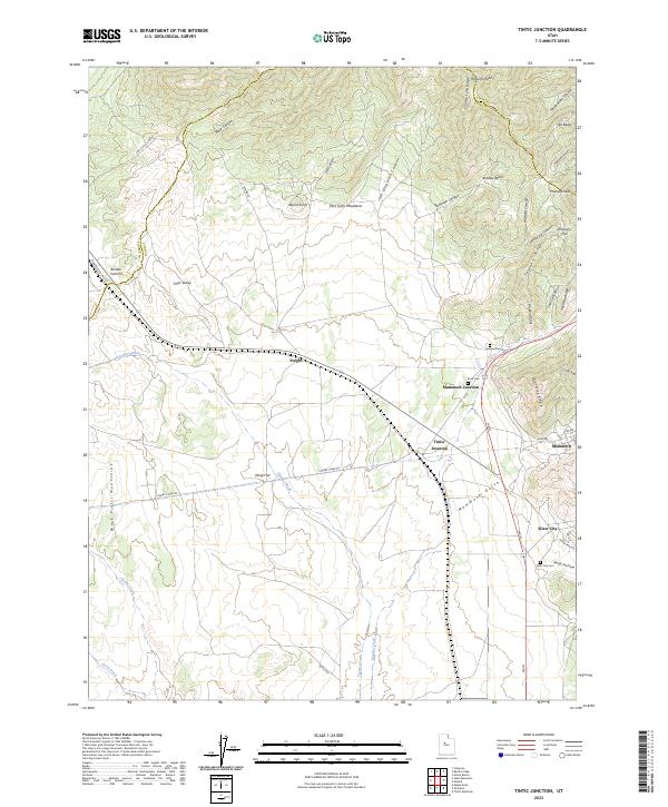 USGS Topographic Map – Tintic Junction