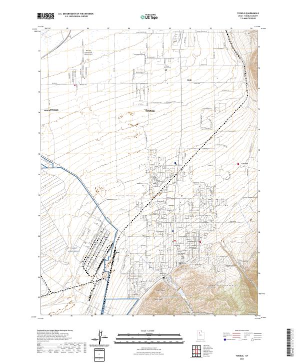USGS Topographic Map – Tooele