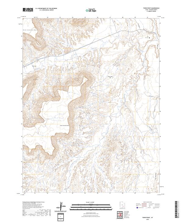 USGS Topographic Map – Town Point