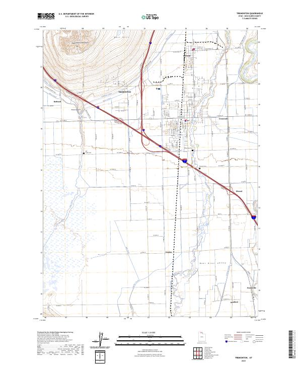 USGS Topographic Map – Tremonton