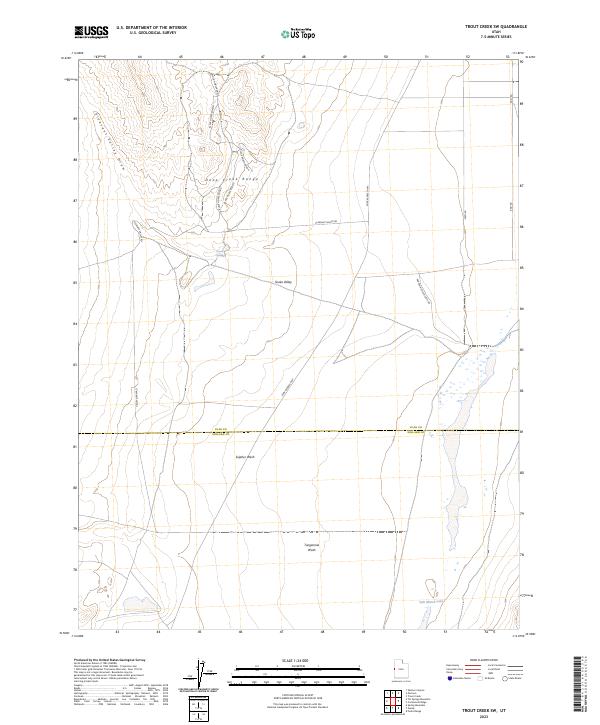 USGS Topographic Map – Trout Creek SW