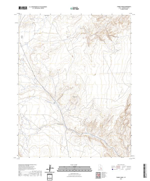USGS Topographic Map – Turkey Knob