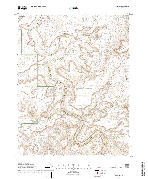 USGS Topographic Map – Turks Head