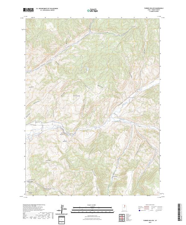 USGS Topographic Map – Turner Hollow