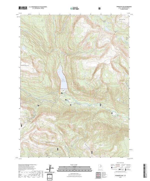 USGS Topographic Map – Tworoose Pass