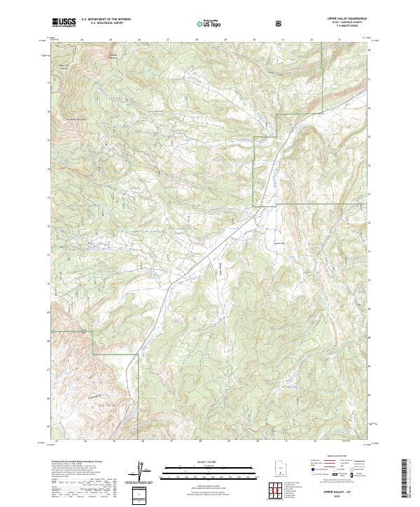 USGS Topographic Map – Upper Valley