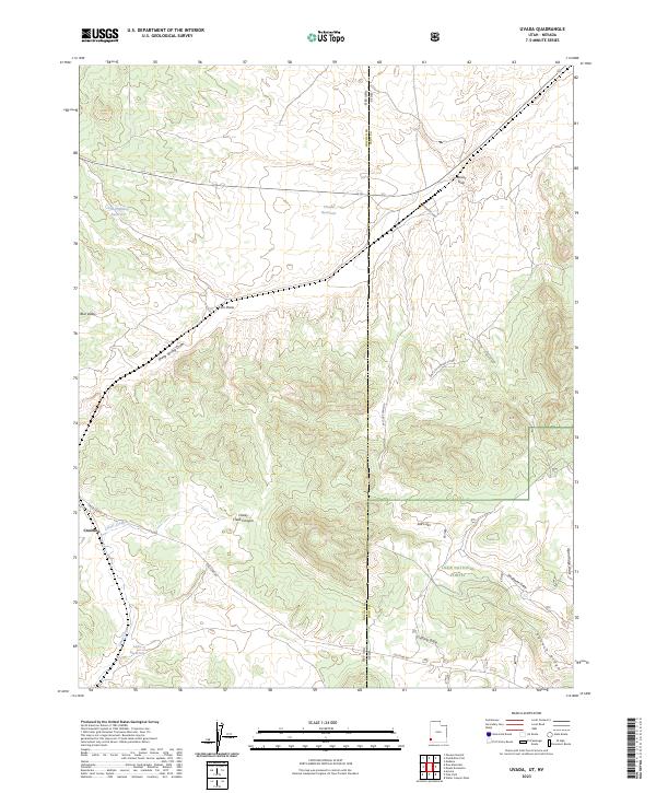 USGS Topographic Map – Uvada