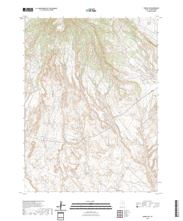 USGS Topographic Map – Vernal NW