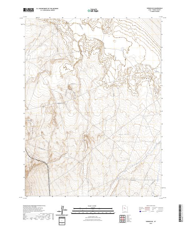 USGS Topographic Map – Vernon NE