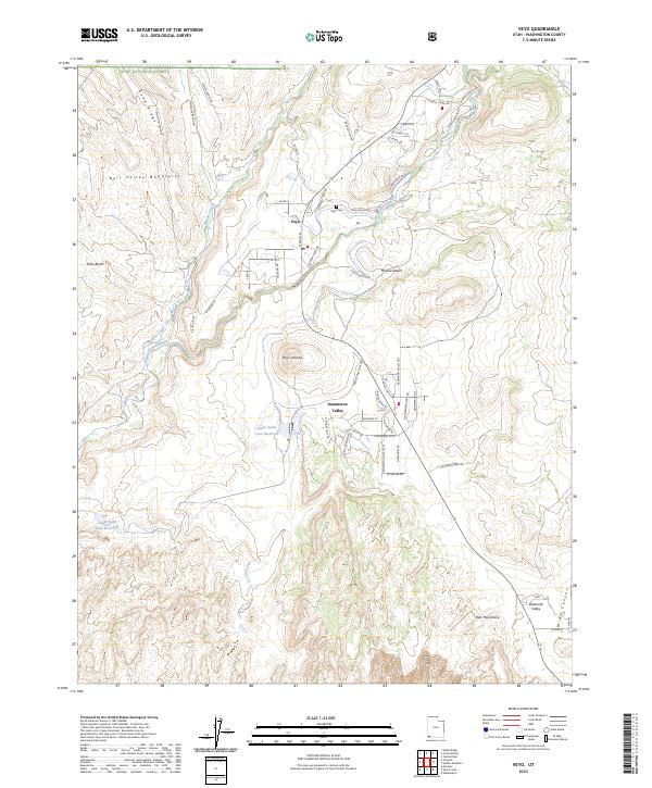 USGS Topographic Map – Veyo