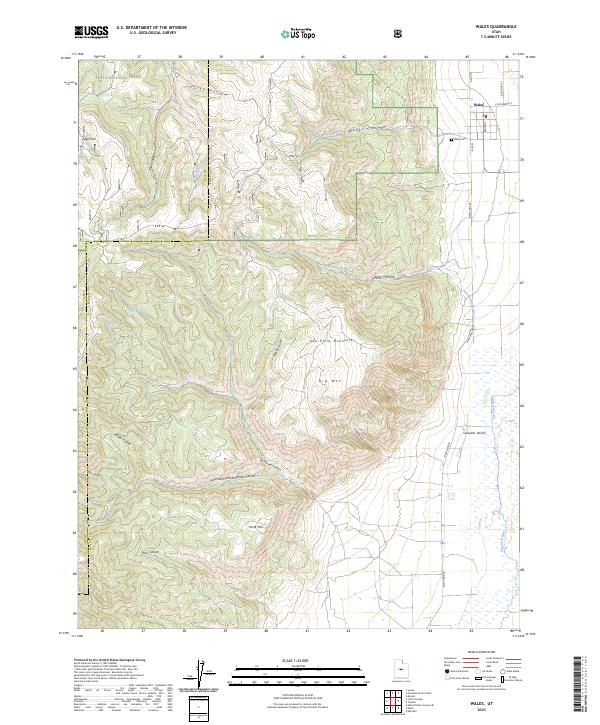 USGS Topographic Map – Wales