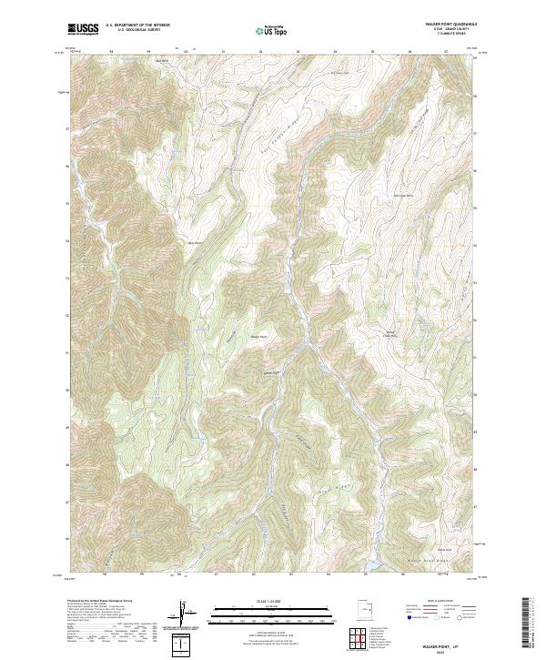 USGS Topographic Map – Walker Point