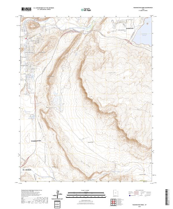 USGS Topographic Map – Washington Dome