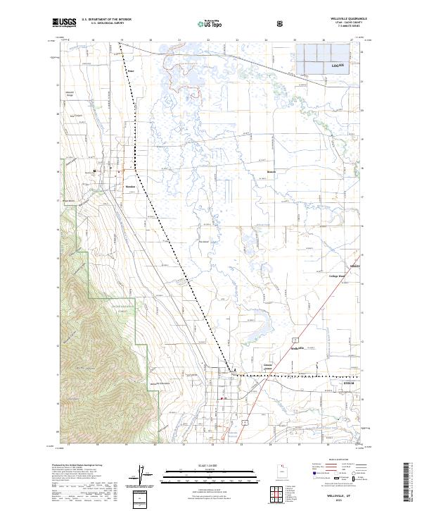 USGS Topographic Map – Wellsville