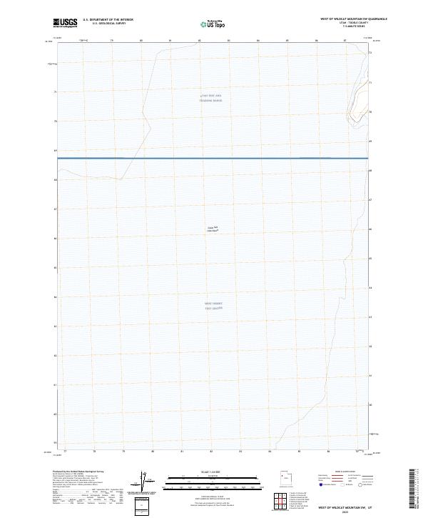 2023 Map of West of Wildcat Mountain SW, 2023 Print