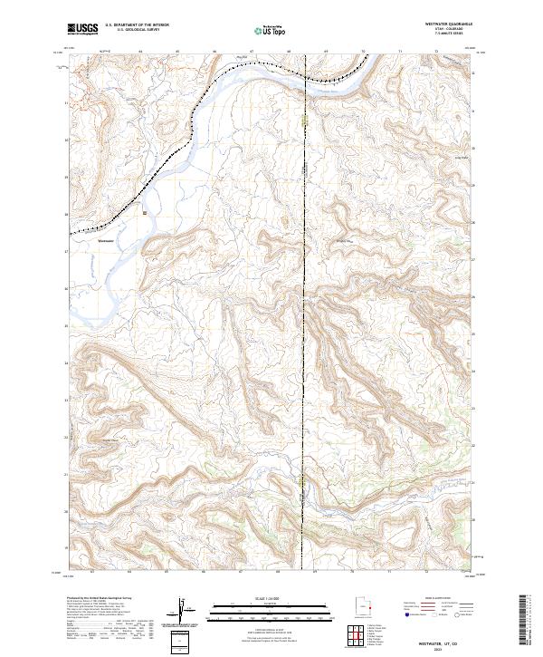 USGS Topographic Map – Westwater