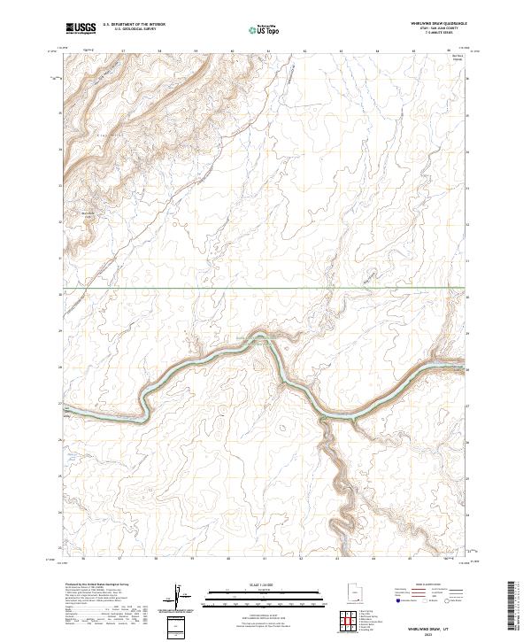 USGS Topographic Map – Whirlwind Draw