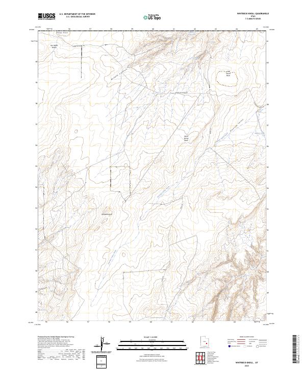 USGS Topographic Map – Whitbeck Knoll