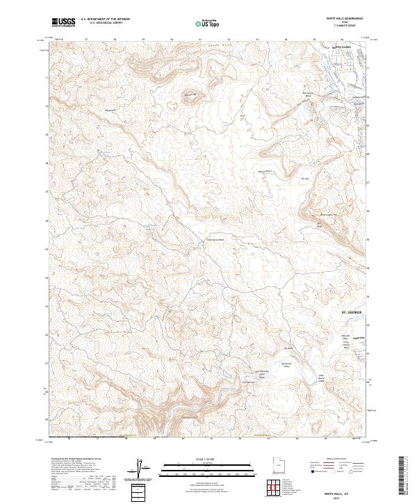 USGS Topographic Map – White Hills