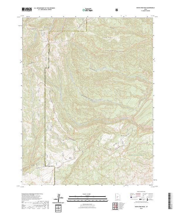 USGS Topographic Map – White Pine Peak